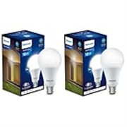 Philips StellarBright 12-Watt LED Bulb B22 Base (Crystal White, Pack of 2)