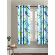 Cortina Single Floral Printed Window Curtain