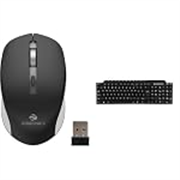 ZEBRONICS Zeb-Jaguar Wireless Mouse, 2.4GHz with USB Nano Receiver, High Precision Optical Tracking,