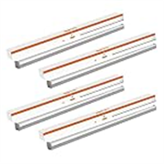 Amazon Basics – 20W LED Batten, Cool White (Pack of 4)