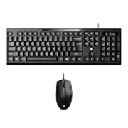 HP KM120 Wired Mouse and Keyboard Combo (AB3D0AA)