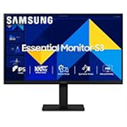 Samsung 22″ (54.6 cm) S3 Flat Monitor|Super Slim Borderless Design|IPS Panel|FHD 1920 x 1080|100 Hz|5 ms|Ports-HDMI,VGA|Game Mode|Eye Saver Mode||Wall Mountable|LS22D300GAWXXL|Black