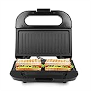 Milton Royal Express 800W Griller Sandwich Maker & Toaster | Auto Cut Off | Non-Stick Fixed Grill Plates | Easy Clean | Power Indicators | 1 year Manufacturer Warranty – Black