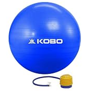 Kobo Gym Ball Anti Burst with Foot Pump (Imported)