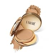 Lakme Unreal Dual Cover Pressed Powder, 2 In 1 Compact + Foundation, Non Cakey Coverage, Lightweight & Long Lasting Compact, 20 Nude,9g