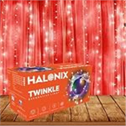 Halonix Twinkle 10M Red 46 LED Decorative String Light | Diwali Light | Fairy Light | Festival Light | Curtain Light for Decoration | Perfect led Light for Diwali, Christmas, and Other Occasions