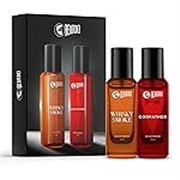 Beardo Whisky Smoke & Godfather Perfume Combo (20 ml x 2) | Spicy, Woody – Oudh Notes of Whisky Smoke & Aromatic, Spicy Notes of Godfather | Lasting Mens Perfume | Ideal gift for men | Rakhi Gift for Brother | Gift for Men