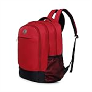 ACEPACK VLS01 Red 23.43 Liters Water Repellant 16.53″ Laptop Backpack With Rain Cover For Casual, Outdoor, Office Or Daily Use