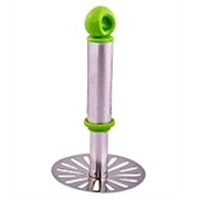 ADD2CART Stainless Steel Potato Masher, Vegetable Crusher with Ergonomic Handle, Kitchen Tool for Pav Bhaji