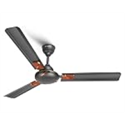 LONGWAY Creta P1 1200 mm/48 inch Ultra High Speed 3 Blade Anti-Dust Decorative Star Rated Ceiling Fan (Smoked Brown, Pack of 1)