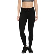 Macrowoman W-Series Fitted Women’s Jogger Pants in Ultra-Soft Poly Cotton Stretch Fabric for Comfort and Style