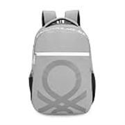 United Colors Of Benetton Noble Polyester 23L 4 Compartment Laptop Backpack For Unisex – Grey