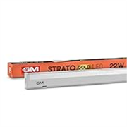 GM Strato 22 Watt LED Batten Tube Light for Home, 2200 Lumens, 6500K Cool Day White, Long Life, Anti-glare Diffuser, Fluctuation Proof for Home