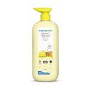 Mamaearth Vitamin C Daily Glow Body Lotion For Skin Brightening with Vitamin C & Honey 400ml|Nourishes Dry Skin|48 H Moisturization| 100% Natural Butter | Non-Greasy Smooth Skin | For All Skin Types