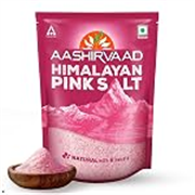 Aashirvaad Himalayan Pink Salt, 100% Natural Rock Salt Sourced from the Himalayan Ranges, Pure Sendha Namak with Minerals for Everyday Use, 1 Kg