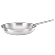 Solimo Triply Stainless Steel Frypan – 24 cm | 2.5 mm Thick Base | Even Heating | Induction & Gas Compatible | Scratch Resistant | Heavy Bottom | Non-Toxic Cookware