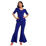 barcino Women Peplum Top/Bell Bottoms