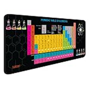 Tukzer Extended Gaming Mouse Pad, High-Speed Mouse Tracking & Control | Stitched Edges, Non-Slip Rubber Base| for Computer Laptop Keyboard Office Home (795mm x 298mm x 3.45mm, Periodic Table)