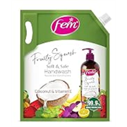 DABUR Fem Fruity Squash Soft & Safe Handwash – 1500Ml | Germ Protection | Enriched With Goodness Of Coconut Milk & Vitamin E | Long Lasting Fragrance