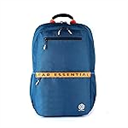 Gear LOGI-Q 27L Medium Water Resistant 5 Compartment Laptop Backpack/Backpack/Office Bag with Trolley Sleeve for Men/Women (Teal-Yellow)
