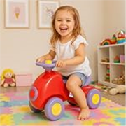 Jam & Honey Car Ride On for Kids | for 18+ Months | Push Car with Backrest | Steering Wheel | Horn | Indoor or Outdoor Toy | BIS Approved | Safe and Fun Toy