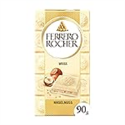 Ferrero Rocher Chocolate Rocher White Chocolate With Hazelnut Bar,90 Gram