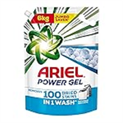 Ariel Power Gel Liquid Detergent for Top Load & Semi Auto – 6kg | Removes 100 Dried Stains in 1 Wash | Faster Dissolving | Long-Lasting Fragrance | Color Protection | At the price of Powders
