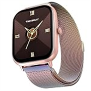 Fire-Boltt Ninja Call Pro Max Ultra Bluetooth Calling Smart Watch, 2.01″ HD Display, 120+ Sports Modes, Health Suite, AI Voice Assistance, SpO2 Smartwatch for Men & Women – Rainbow Link
