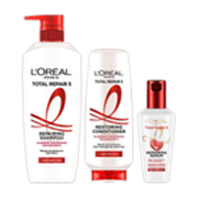 L’Oréal Paris Total Repair 5 Shampoo 650ml + Conditioner 175ml + Serum 40ml (3 Items in the set)