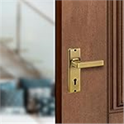 amazon basics Door Handle for Main Door | Main Door Handle |3.7 inch Length of Handle for Grip |Antique Brass | Zinc Alloy