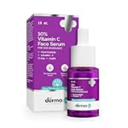 The Derma Co 10% Vitamin C Face Serum with 5% Niacinamide, Powered by Deep Penetration Formula™ | Fades Dark Spots | Reduces Pigmentation | Boosts Collagen | Brightens Skin | All Skin Types | 10 ml