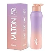 MILTON Comet 1000 ISI Certified Stainless Steel Water Bottle I Leak Proof I Rust proof I Single Walled I Ideal for Office, School, Home, Gym, 1000 ml, Purple & Pink