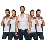 Amul Comfy Men’s Vest | 100% Cotton Single Jersey Fabric | U Neck Sleeveless Innerwear | Ultra Soft Hand Feel | Seamless Body | Superior Comfort Color May Vary (Pack of 5)