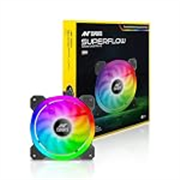 Ant Esports Superflow V2 120 Auto RGB 120 mm 1200 RPM Case Fan I Cooler – Black