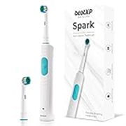 beatXP Spark Sonic Electric Toothbrush for Adults with 2 Brush Heads & Smart Cleaning Modes | Rechargeable Electric Toothbrush | 30000 strokes/min with Long Battery Life (White)