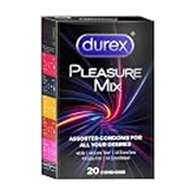 Durex 5 in 1 Pleasure Pack | Assorted Condoms | 20 units