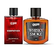BEARDO Godfather & Whisky Smoke Perfume For Man,100ml X 2|Eau De Parfum|Premium Perfume | Strong Long Lasting Fragrance | Perfume for Men |Gift For Men| Boyfriend | Husband