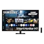 Samsung 43″(1.08m) 4K M7 Vision AI Smart Monitor | UHD 3840 x 2160 | Smart TV Experience with AI Picture & Sound|Type-C|Apple AirPlay|Gaming Bar|Remote|Speakers|Wi-Fi|Bluetooth|LS43FM700UWXXL|Black