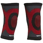 Amazon Basics – Premium Knee Cap Support | Medium Size | Quick Sweat-Dry Material | Ergonomic Design | For Execrise, Gym, Running, Cycling | Nylon