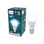 Philips 18W Dimmable LED Bulb | Cool White 6500K | B22 Base | Adjustable Brightness LED Light | Energy Efficient & Versatile Lighting | Pack of 1