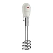 Havells Plastic Zeta 1000 Watt Immersion Heater | ISI Mark Heavy Duty 3 Pin Moulded Plug, Touch Protection Cover |Waterproof, Heating Indicator, Nickel Plating, Warranty: 2 Year Comprehensive|(Grey)