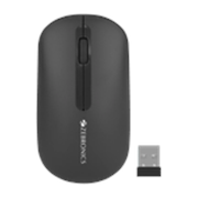 ZEBRONICS Pulse Ambidextrous Optical Mouse 1200DPI, Dual BT