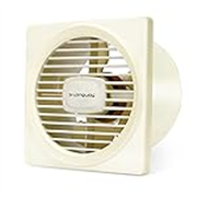 LONGWAY Gusto 6 Inch 150 mm Energy Efficient Exhaust Fan | High Speed Powerful Motor | Noiseless Operation & Easy to Clean | Suitable for Bathroom, Kitchen, Office | 2 Years Warranty (Ivory)