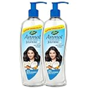 Dabur Anmol Jasmine Coconut Hair Oil Pack of 2 (475ml x 2), for Nourished & Frizz-Free Hair, Strengthens with Coconut, Jasmine & Almond Protein