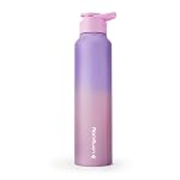 Longway Rush 1 LTR Stainless Steel Water Bottle | Leak-Proof & Rust-Free Design | Perfect for School, Office, Home, Gym, Travel & Ideal for Men, Women & Kids (1000 ml, Flamingo)