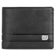 Lavie Sport Attorney Embossed Bi-Fold Wallet for Men|Matte Finish|2 compartments for Currency|Holds Upto 6 Credit/ATM Cards|2 sceret Pockets|Box Packaging for Gifting