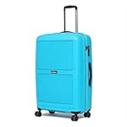 ACEPACK Carbon 58 cm Small Cabin Size Hard-Sided Luggage Trolley Bag – Lightweight & Durable Polypropylene Suitcase with Anti-Theft Zipper & Number Lock for Travel (20, Teal)