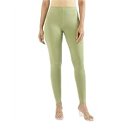 GO COLORS Soft Cotton Stretch Ankle Length Leggings for Women | Breathable