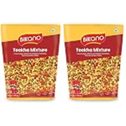 Bikano Teekha Mixture | Spicy Indian Namkeen Snack | Crunchy Mix with Peanuts, Corn Flakes & Spices | Perfect Tea-Time Snack (Spicy Mixture) – 800g (Pack of 2)