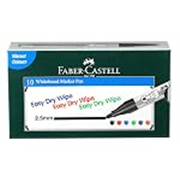 Faber-Castell Whiteboard Marker – Pack of 10 (Black)